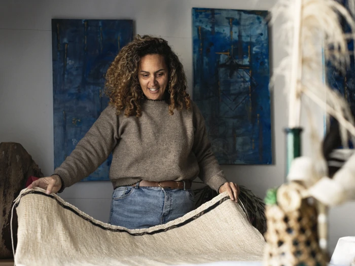 Fiona Collis Weaving 